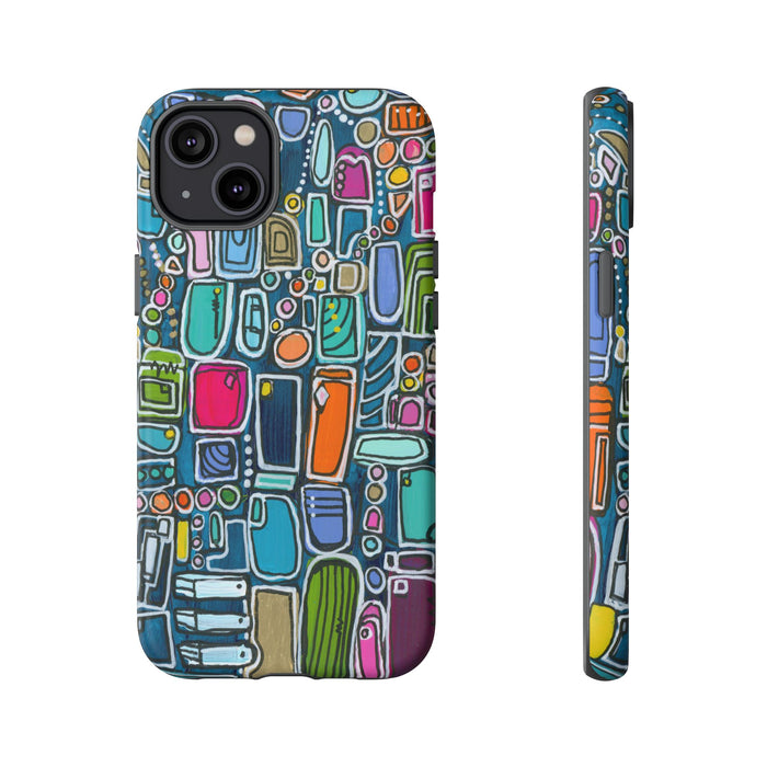 "Memory Den" Phone Case — Colorful Geometric  Protective Cover