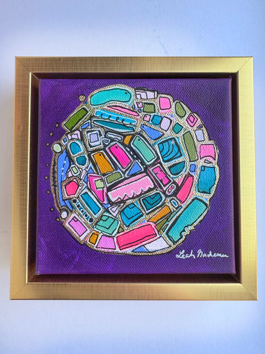 Royal Purple- Original Painting by Leah Nadeau
