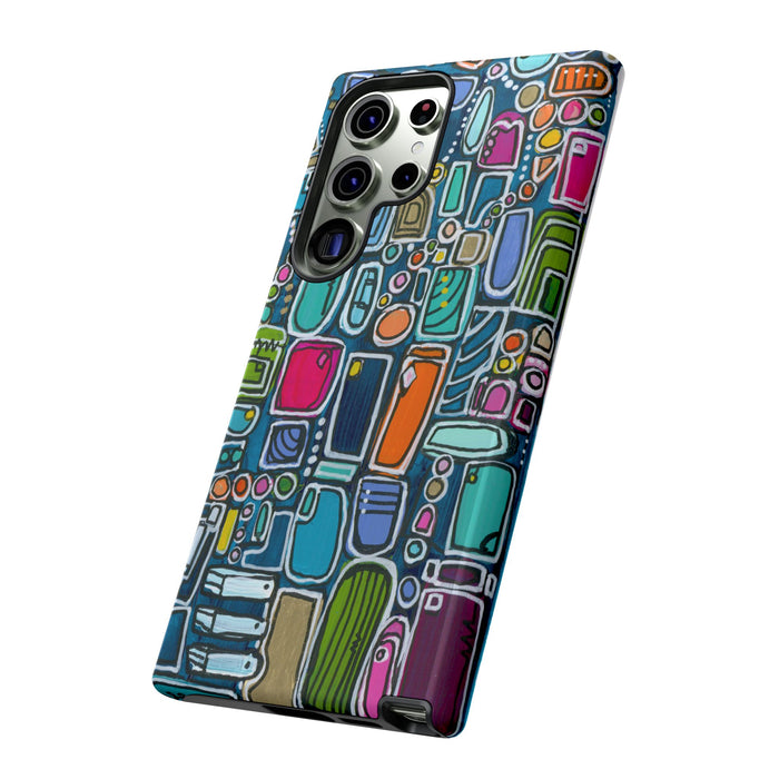 "Memory Den" Phone Case — Colorful Geometric  Protective Cover