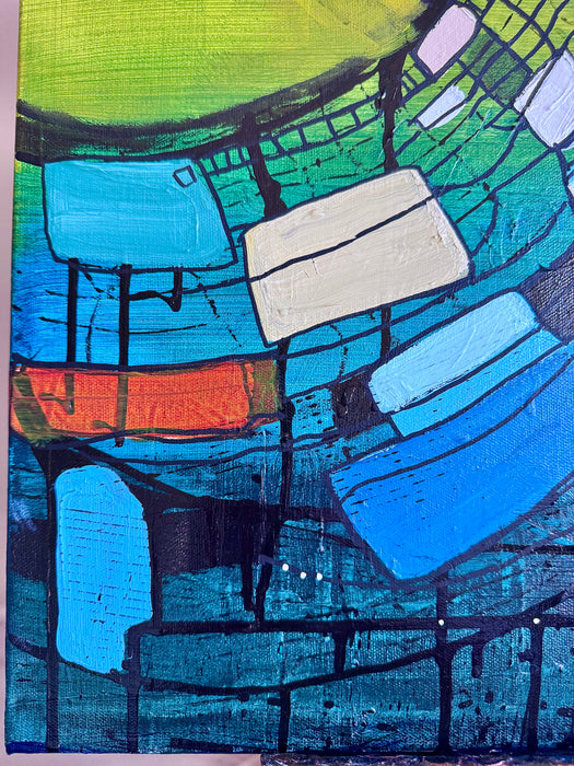 Threads of Resilience- Original Painting by Leah Nadeau
