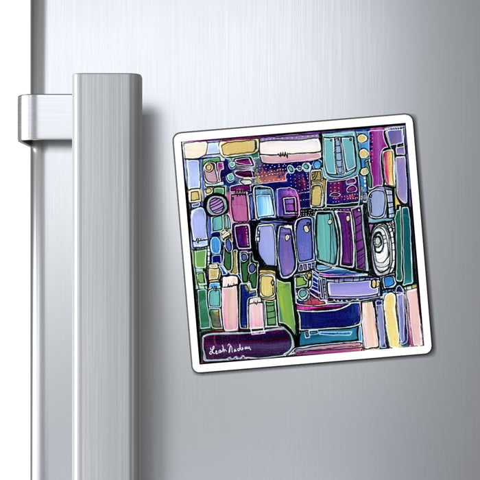 Purple Amethyst Fridge Magnet