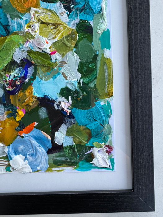 “Evergreen” framed palette