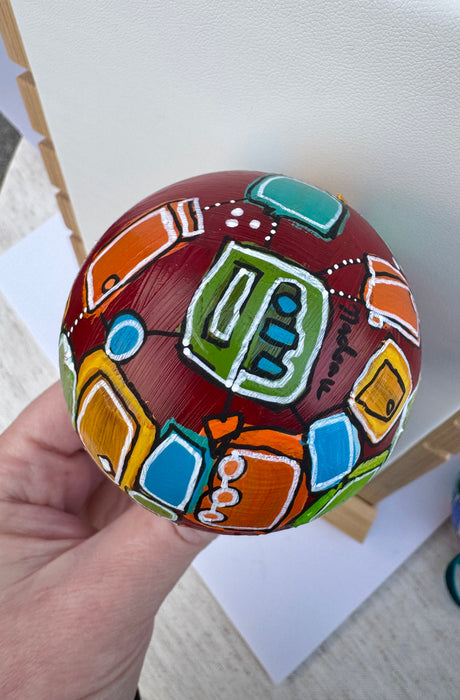 "Park Place" Glass Ornament