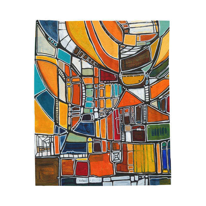 "Park Place" Velveteen Plush Blanket