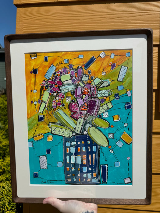 "Mid Mod Orchid" Fine Art Print
