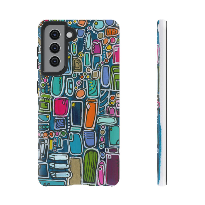 "Memory Den" Phone Case — Colorful Geometric  Protective Cover