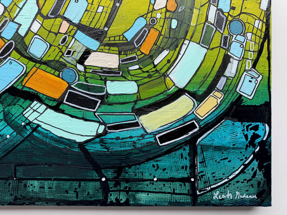 Threads of Resilience- Original Painting by Leah Nadeau