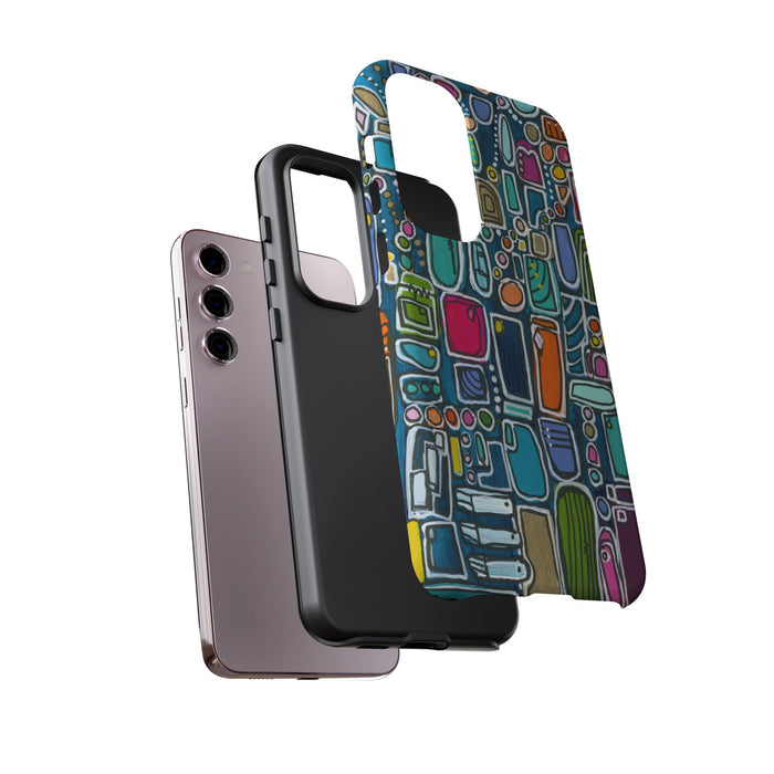 "Memory Den" Phone Case — Colorful Geometric  Protective Cover