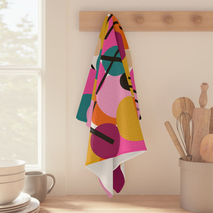 Magenta Mod Soft Tea Towel