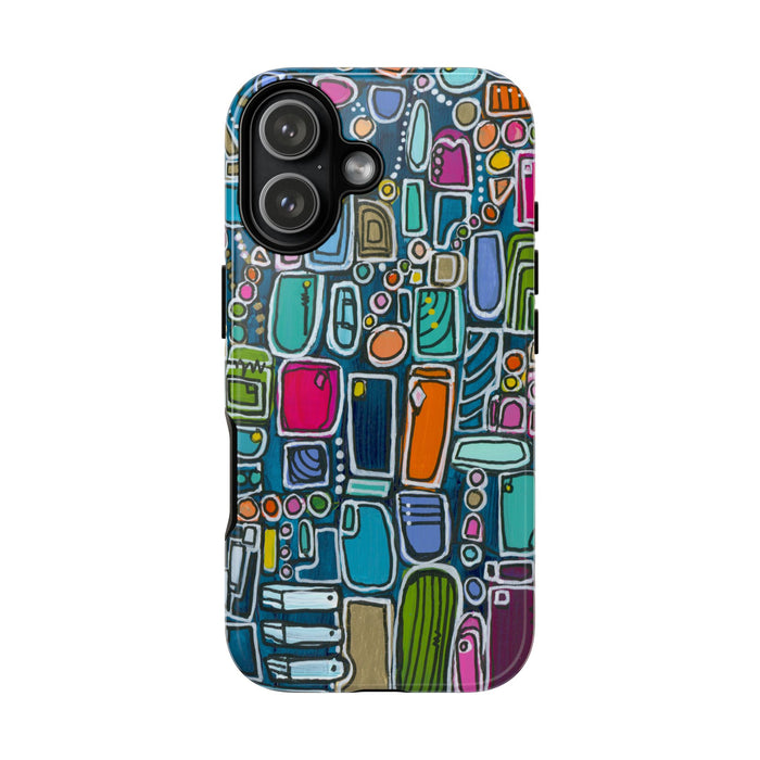 "Memory Den" Phone Case — Colorful Geometric  Protective Cover