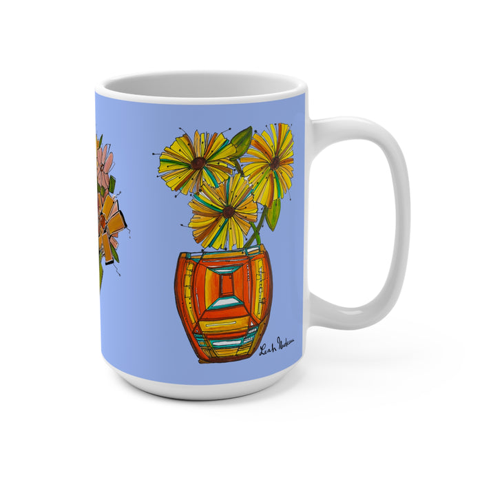 Floral Mug 15oz