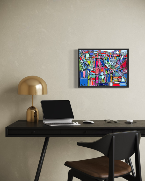 The Shape of Joy- Original Painting by Leah Nadeau