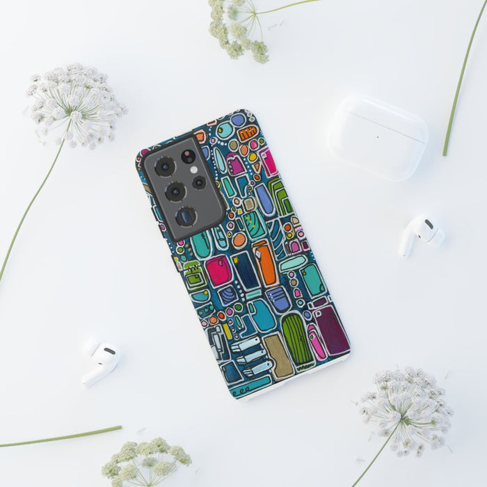 "Memory Den" Phone Case — Colorful Geometric  Protective Cover