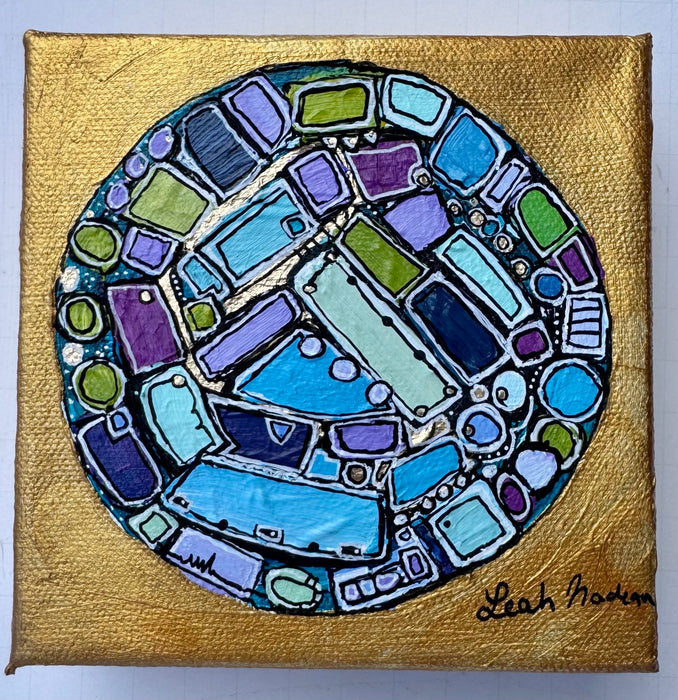 Periwinkle- Original Painting by Leah Nadeau