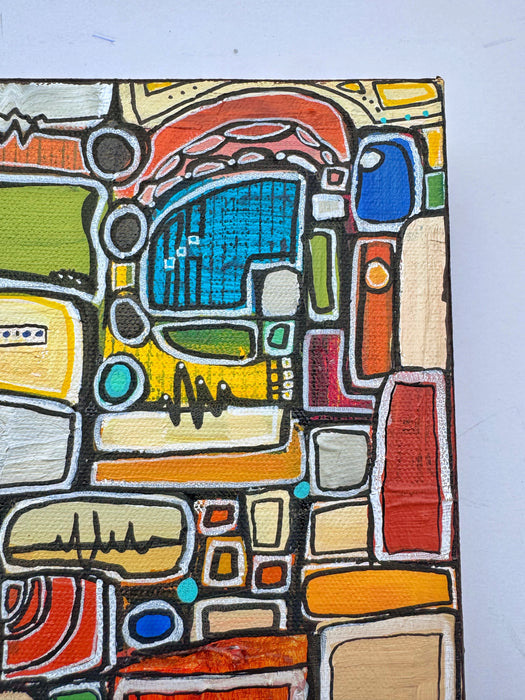 Paint by Numbers- Original Painting by Leah Nadeau