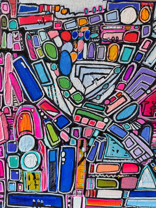 The Shape of Joy- Original Painting by Leah Nadeau