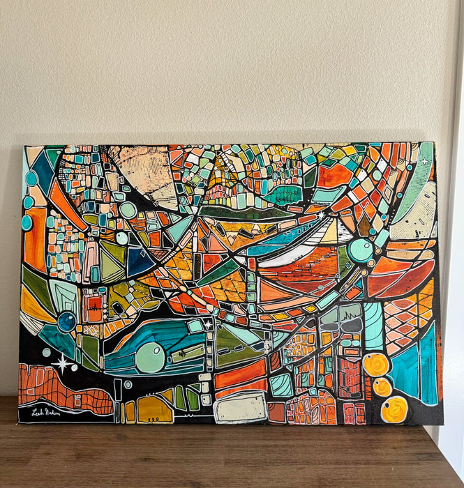 Palm Canyon Golden Hour Fine Art Print