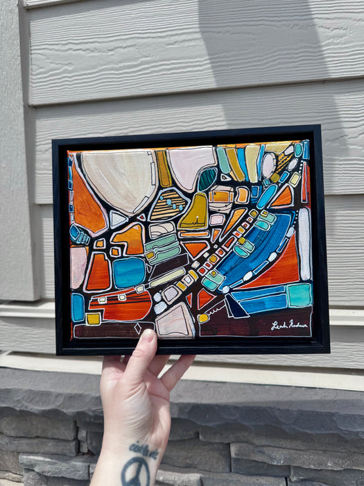 Enjoying the View- Original Painting by Leah Nadeau