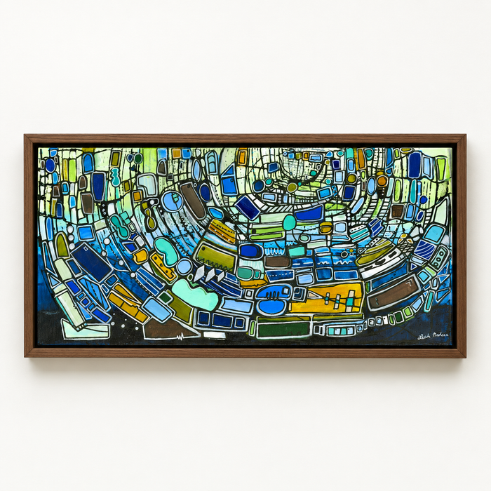 Against the Current- Original Painting by Leah Nadeau