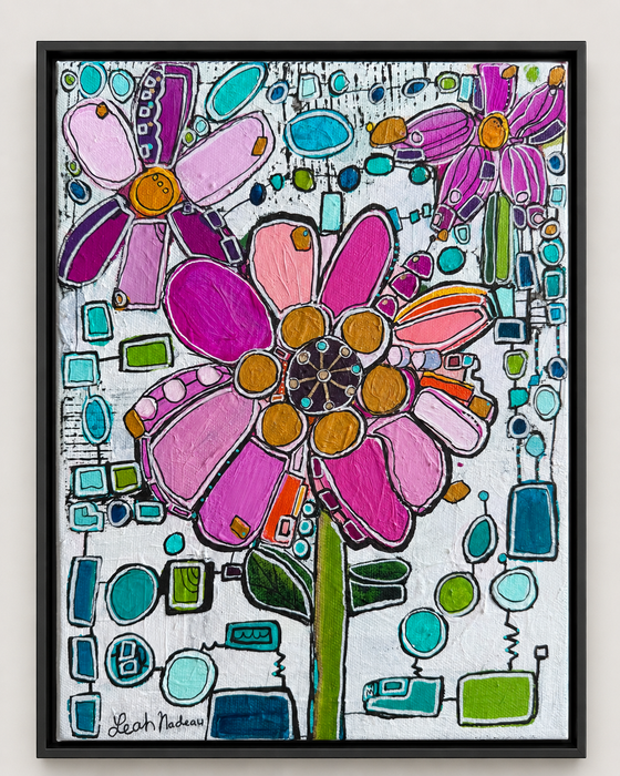 Atomic Anemone- Original Painting by Leah Nadeau