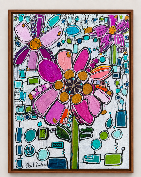 Atomic Anemone- Original Painting by Leah Nadeau