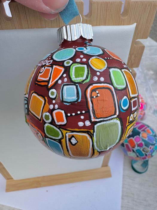 "Park Place" Glass Ornament