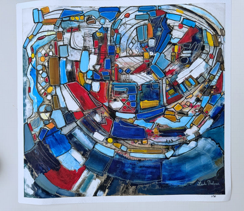 “Primary Blueprint”- one off test print