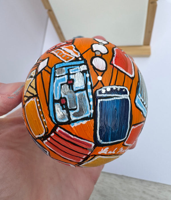 "Ode to Calder" Glass Ornament