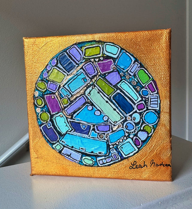 Periwinkle- Original Painting by Leah Nadeau