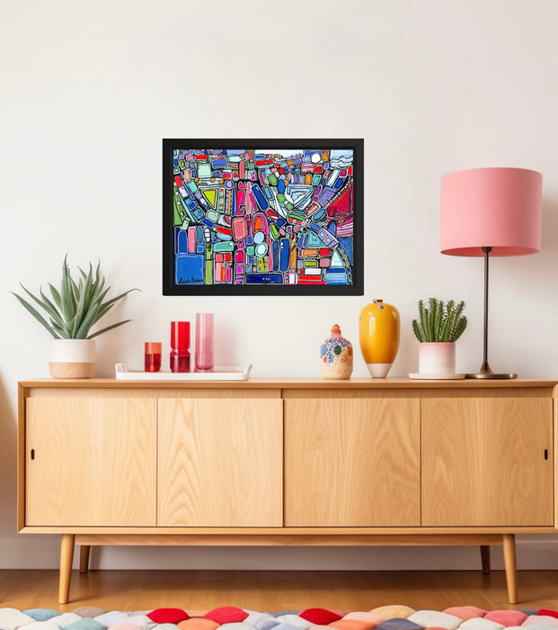The Shape of Joy- Original Painting by Leah Nadeau
