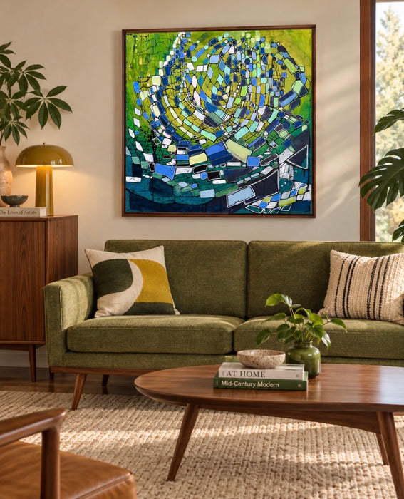 Carousel of Progress- Original Painting by Leah Nadeau