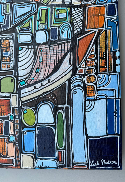 Memory Atlas- Original Painting by Leah Nadeau