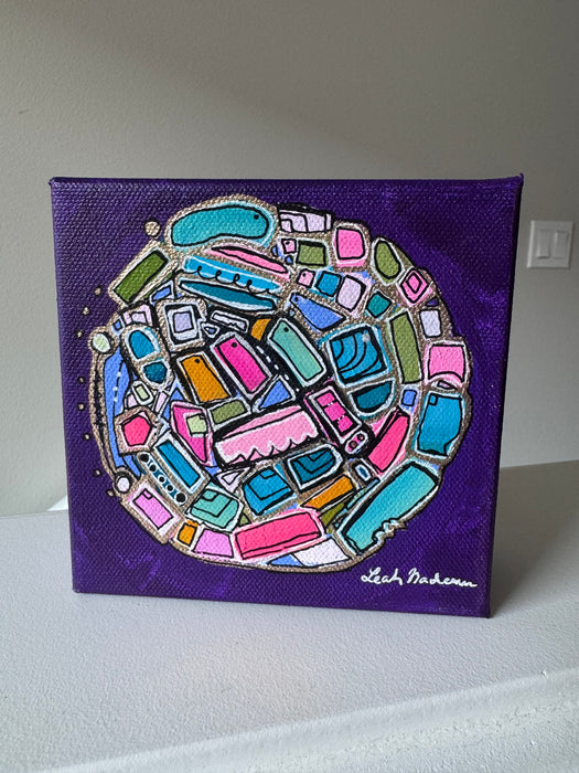 Royal Purple- Original Painting by Leah Nadeau