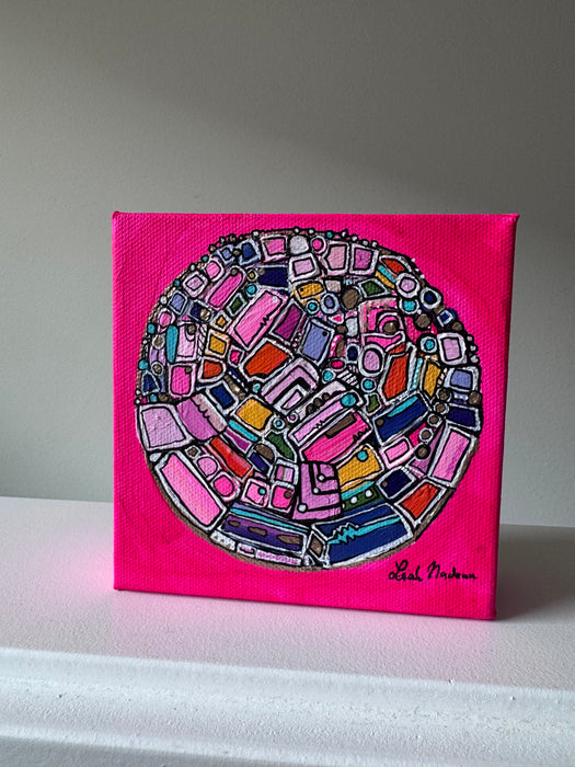 Razzle Dazzle Rose- Original Painting by Leah Nadeau