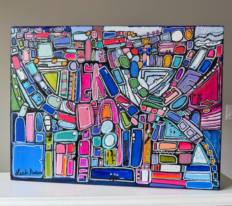 The Shape of Joy- Original Painting by Leah Nadeau