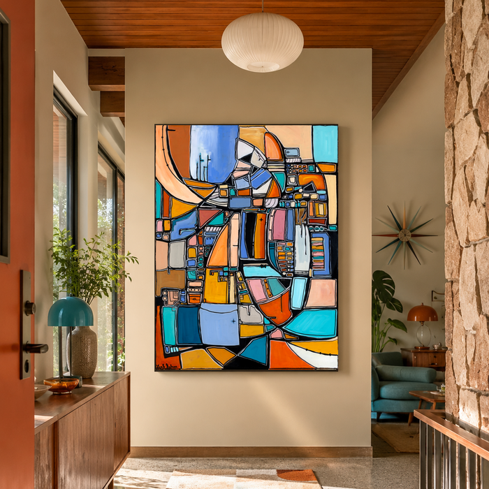Caravel on the Horizon- Original Painting by Leah Nadeau