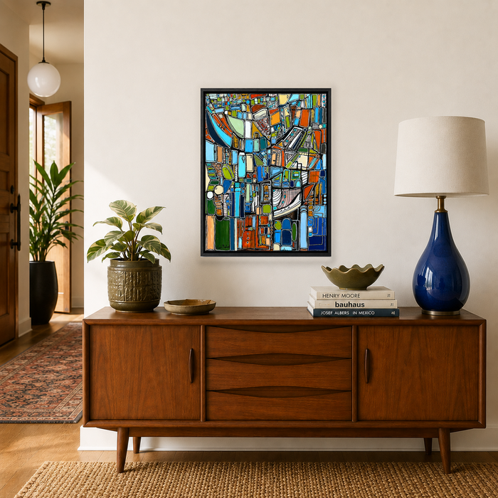 Memory Atlas- Original Painting by Leah Nadeau