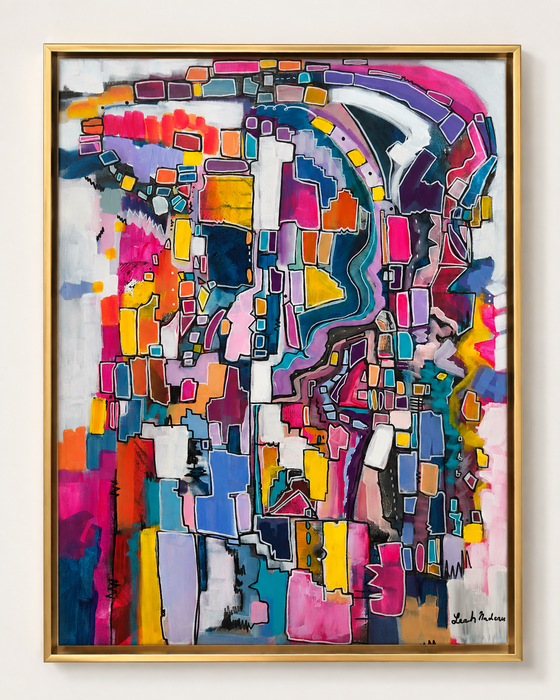 “Self-Titled”- Colorful Geometric Abstract Fine Art Print