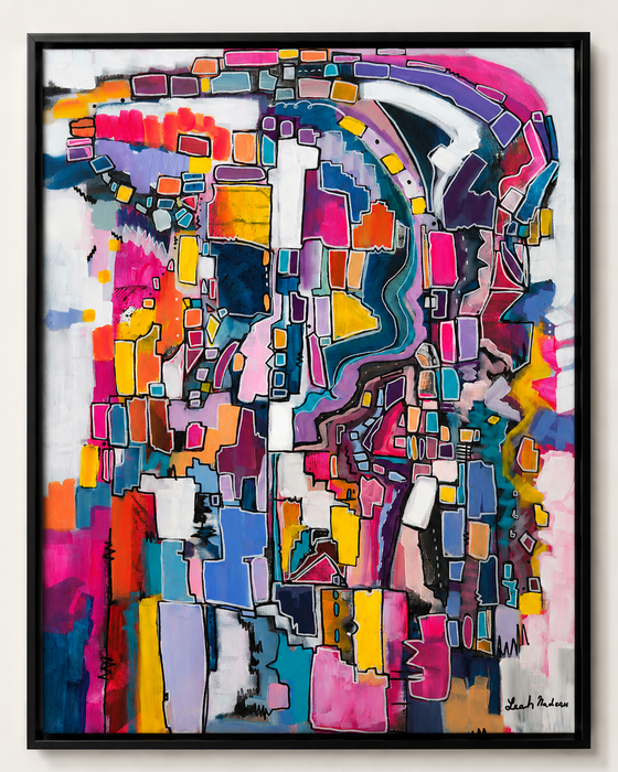 “Self-Titled”- Colorful Geometric Abstract Fine Art Print