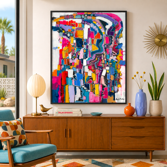 “Self-Titled”- Colorful Geometric Abstract Fine Art Print