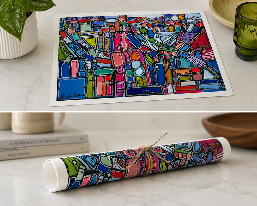 The Shape of Joy – Limited Edition Fine Art Print | Leah Nadeau