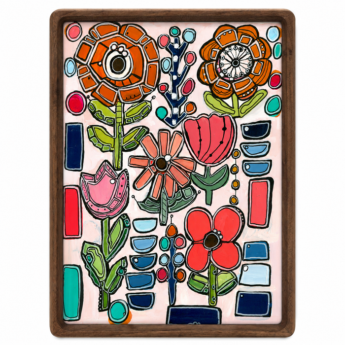 Garden Party- Original Painting by Leah Nadeau