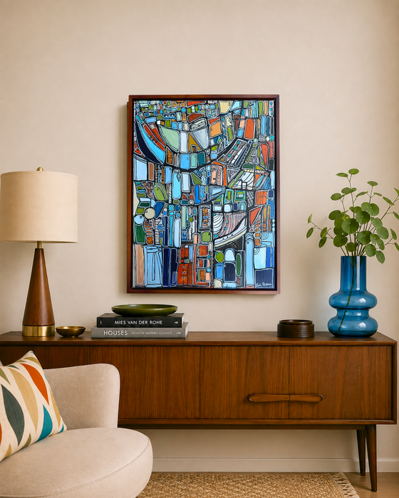 Memory Atlas- Original Painting by Leah Nadeau