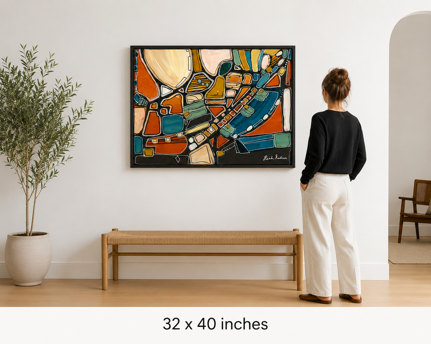 "Enjoying the View" Fine Art Print- Canvas and Paper