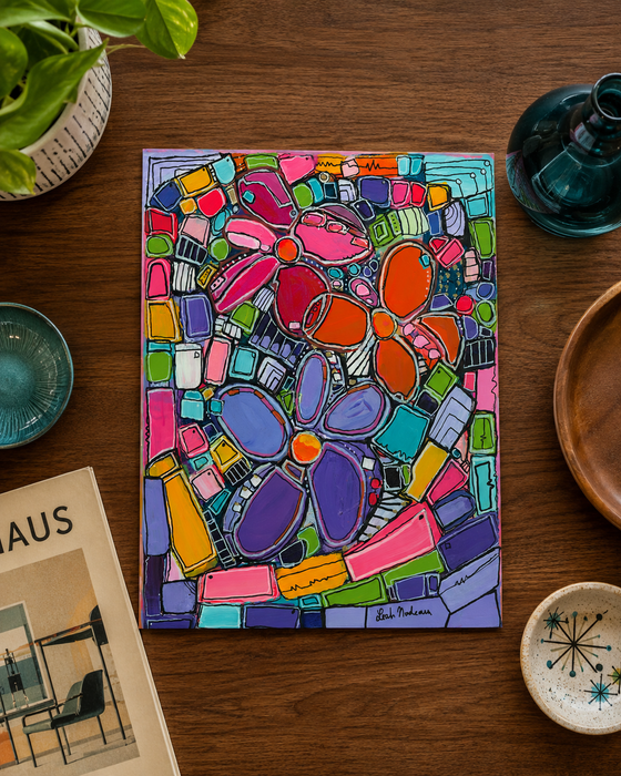 "She Blooms" Fine Art Print- Canvas and Paper