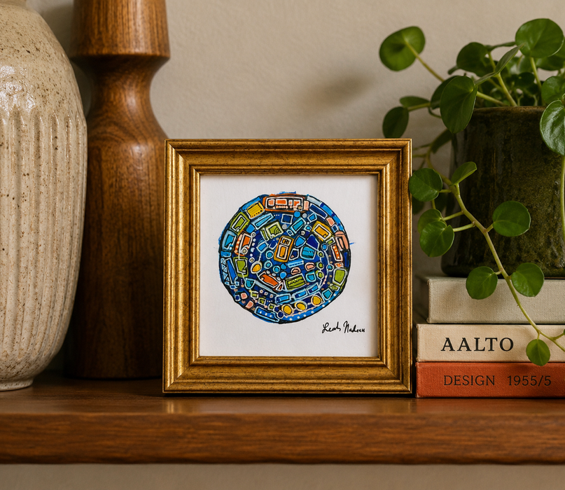 Tiny Universe- Original Painting by Leah Nadeau