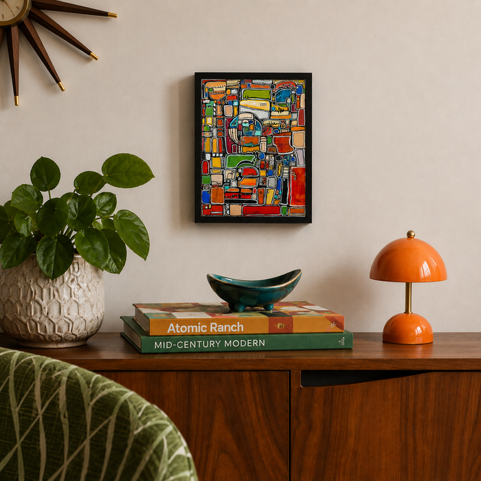 Paint by Numbers- Original Painting by Leah Nadeau