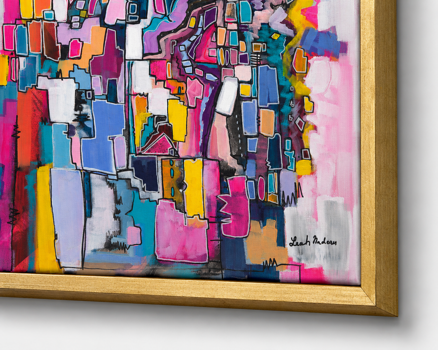 “Self-Titled”- Colorful Geometric Abstract Fine Art Print