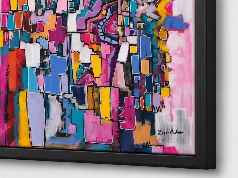 “Self-Titled”- Colorful Geometric Abstract Fine Art Print