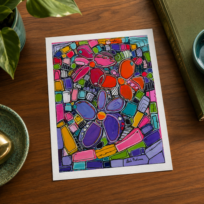 "She Blooms" Fine Art Print- Canvas and Paper
